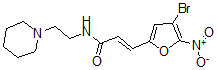CAS#: 100037-00-1， N-(2-N-Piperidinylethyl)-beta-(5-Nitro-4-Bromo-2-Furyl)Acrylamide