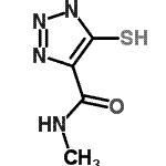 CAS#: 100097-71-0， N-Methyl-4-Sulfanyl-1H-1,2,3-Triazole-5-Carboxamide