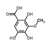 CAS#: 100111-46-4， 2,4,5-Trihydroxy-3-Methoxybenzoic Acid