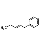 CAS#: 100190-73-6， 4-[(2E)-2-Penten-1-Yl]Pyridine