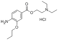 CAS#: 100311-12-4， 4-Amino-3-Propoxy-Benzoic Acid 2-(Diethylamino)Ethyl Ester Hydrochloride