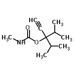 CAS#: 100400-51-9， 3-Isopropyl-4-Methyl-1-Pentyn-3-Yl Methylcarbamate