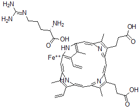 CAS#: 100438-92-4， Heme Arginate
