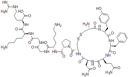 CAS#: 100442-96-4， Glycyl-lysyl-arginyl-8-lysine vasopressin