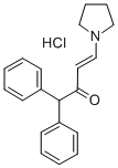 CAS#: 100482-65-3, 1,1-Diphenyl-4-(1-Pyrrolidinyl)-3-Buten-2-One Hydrochloride