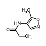 CAS#: 100499-64-7， N-(5-Methyl-1,2-Oxazol-4-Yl)Propanamide