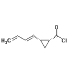 CAS#: 100515-96-6， (1R,2R)-2-[(1E)-1,3-Butadien-1-Yl]Cyclopropanecarbonyl Chloride