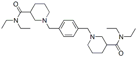 CAS#: 10059-97-9, alpha,alpha'-Bis(3-(N,N-Diethylcarbamoyl)Piperidino)-4-Xylene