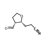 CAS#: 100604-71-5， 3-[(2R,3R)-3-Formyltetrahydro-2-Furanyl]Propanenitrile