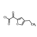 CAS#: 100750-54-7， (4-Ethyl-2-Furyl)(Oxo)Acetyl Chloride