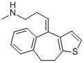 CAS#: 10083-53-1， 4-(3'-Methylaminopropylidene)-9,10-dihydro-4H-benzo(4,5)cyclohepta(1,2-b)thiophen