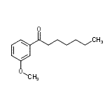 structure of CAS# 100863-37-4, 1-(3-Methoxyphenyl)-1-Heptanone;1-(3-Methoxyphenyl)-1-heptanone;1-(3-Methoxyphenyl)heptan-1-one;3-Heptanoylanisole