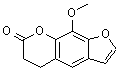 CAS#: 100953-16-0， 9-Methoxy-5,6-Dihydro-7H-Furo[3,2-g]Chromen-7-One