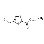 structure of CAS# 100960-16-5, Ethyl 4-(Chloromethyl)-1,3-Thiazole-2-Carboxylate;ethyl 4-(chloromethyl)-1,3-thiazole-2-carboxylate;ethyl 4-(chloromethyl)thiazole-2-carboxylate;MFCD10697515