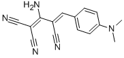 CAS 登录号：100991-84-2， 2-氨基-4-(P-(二甲基氨基)苯基)-1,3-丁二烯-1,1,3-三甲腈