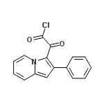 CAS#: 101081-39-4， Oxo(2-Phenyl-3-Indolizinyl)Acetyl Chloride