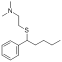 CAS#: 101086-85-5， 2-(alpha-Butylbenzylthio)-N,N-Dimethylethylamine