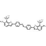 CAS#: 10114-47-3， Disodium 2,2'-(1,2-Diazenediyldi-4,1-Phenylene)Bis(6-Methyl-1,3-Benzothiazole-7-Sulfonate)