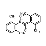 structure of CAS# 101225-69-8, (E)-1,2-Bis(2,6-Dimethylphenyl)Diazene 1,2-Dioxide;1,2-Bis(2,6-dimethylphenyl)diazene 1,2-dioxide #;2,2',6,6'-Tetramethylazobenzene-N,N'-dioxide;2,6,2',6'-Tetramethylazobenzene
