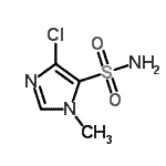 CAS#: 101257-09-4， 4-Chloro-1-Methyl-1H-Imidazole-5-Sulfonamide