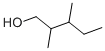 structure of CAS# 10143-23-4, 2,3-Dimethyl-1-Pentanol;Wln: Q1y1&Y2&1;Nsc103151;1-Pentanol, 2,3-Dimethyl-