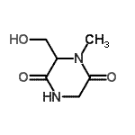CAS#: 101623-20-5， 6-(Hydroxymethyl)-1-Methyl-2,5-Piperazinedione