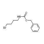 structure of CAS# 101625-10-9, Benzyl (4-Bromobutyl)Carbamate;Benzyl (4-bromobutyl)carbamate