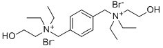 CAS#: 101710-61-6， (p-Phenylenedimethylene)Bis(Diethyl(2-Hydroxyethyl)-Ammonium Dibromide