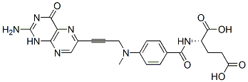 CAS#: 101760-45-6， (2S)-2-[[4-[(2-Amino-4-Oxo-1H-Pteridin-6-Yl)Methyl-Prop-2-Ynylamino]Benzoyl]Amino]Pentanedioic Acid