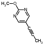 CAS#: 101803-07-0， 2-Methoxy-5-(1-Propyn-1-Yl)Pyrimidine