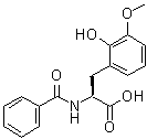 CAS#: 101878-45-9， N-Benzoyl-2-Hydroxy-3-Methoxyphenylalanine