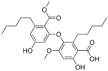 CAS#: 101910-69-4， 6-Hydroxy-3-(5-Hydroxy-2-Methoxycarbonyl-3-Pentylphenoxy)-4-Methoxy-2-Pentylbenzoic Acid