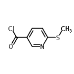 CAS#: 101990-64-1， 6-(Methylsulfanyl)Nicotinoyl Chloride