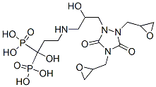 CAS#: 102069-16-9， [3-[[3-(1,2-Diglycidyl-3,5-diketo-1,2,4-triazolidin-4-yl)-2-hydroxy-propyl]amino]-1-hydroxy-1-phosphono-propyl]phosphonic acid