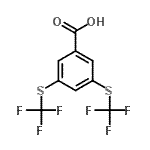 CAS#: 102117-40-8， 3,5-Bis[(Trifluoromethyl)Sulfanyl]Benzoic Acid