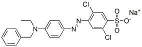 CAS#: 10214-07-0， Sodium 2,5-Dichloro-4-[4-(Ethyl-(Phenylmethyl)Amino)Phenyl]Diazenylbenzenesulfonate
