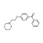 CAS#: 102156-42-3， Phenyl-[4-[2-(1-Piperidyl)Ethoxy]Phenyl]Methanone