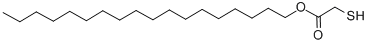 structure of CAS# 10220-46-9, 2-Mercapto-Acetic Acid Octadecyl Ester;2-Mercaptoacetic Acid Octadecyl Ester;2-Mercaptoacetic Acid Stearyl Ester;Octadecyl 2-Sulfanylethanoate