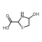 CAS#: 102275-87-6， 4-Hydroxy-1,3-Thiazolidine-2-Carboxylic Acid