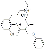 CAS#: 102489-54-3， 2-[(2-Chloro-6-Methyl-Phenyl)Carbamoylmethyl-(2-Phenoxyethyl)Amino]Ethyl-Diethyl-Azanium Chloride