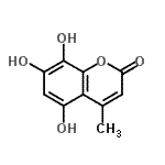 CAS#: 102539-85-5， 5,7,8-Trihydroxy-4-Methyl-2H-Chromen-2-One