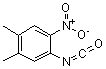 结构式 CAS# 102561-40-0, 1-异氰酸-4,5-二甲基-2-硝基苯