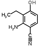 CAS#: 102569-27-7， 2-Amino-3-Ethyl-4-Hydroxybenzonitrile