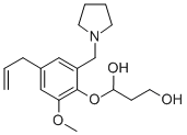 CAS#: 102612-78-2， 1-[2-Methoxy-4-Prop-2-Enyl-6-(Pyrrolidin-1-Ylmethyl)Phenoxy]Propane-1,3-Diol