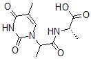 CAS#: 102772-04-3， (2S)-2-[2-(5-Methyl-2,4-Dioxopyrimidin-1-Yl)Propanoylamino]Propanoic Acid