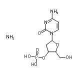 CAS#: 102783-50-6， 4-Amino-1-(2-Deoxy-3-O-Phosphonopentofuranosyl)-2(1H)-Pyrimidinone Ammoniate (1:1)