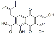 CAS#: 102819-46-5， 3-[(Z)-2-Ethylbut-2-Enyl]-1,6,8-Trihydroxy-9,10-Dioxoanthracene-2-Carboxylic Acid