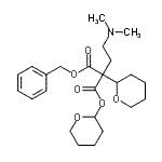 CAS#: 102891-39-4， O1-Benzyl O3-Tetrahydropyran-2-Yl 2-[2-(Dimethylamino)Ethyl]-2-Tetrahydropyran-2-Yl-Propanedioate