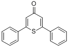 structure of CAS# 1029-96-5, 2,6-Di(Phenyl)Thiopyran-4-One;2,6-Di(Phenyl)-4-Thiopyranone;St5319714;2,6-Diphenyl-4H-Thiopyran-4-One