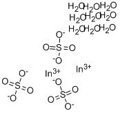 structure of CAS# 10294-68-5, Indium Sulfate;INDIUM(+3)SULFATE NONAHYDRATE;INDIUM(III) SULFATE HYDRATE;INDIUM SULFATE, 99.999%